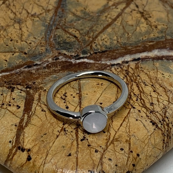 NWT • silver and faux stone stack ring - Picture 2 of 3